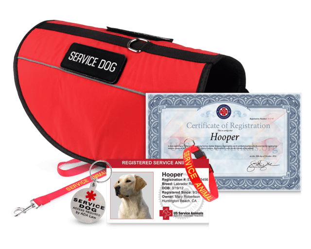 Service Animal ID and Certificate